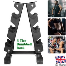 3Tier Dumbbell Rack Storage