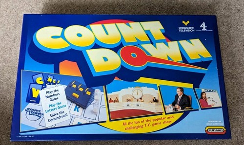 Countdown board game 1997 - game,