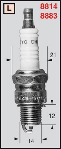 Spark plug champion montesa - spark,