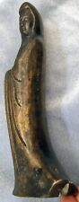 *NICE Brass Antique Kwan Yin Guan Yin Statue Chinese Goddess