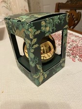 HARRODS 2024  CHRISTMAS  BAUBLE  GOLD NEW UNOPENED