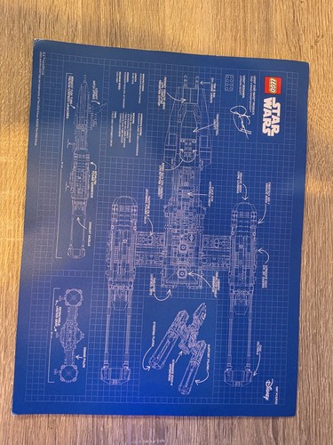 Lego wing starfighter poster - lego,