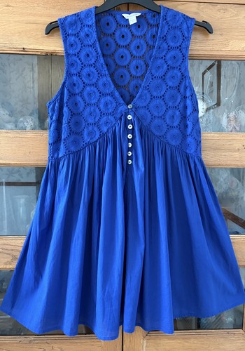 Monsoon blue broiderie anglais - broiderie,
