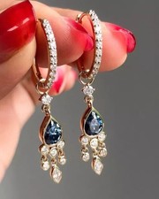 2Ct Pear Cut Lab-Created