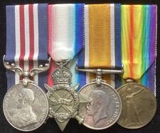 Military Medal and 1914-15 Star Trio to Durham Light Infantry (Somme Casualty)