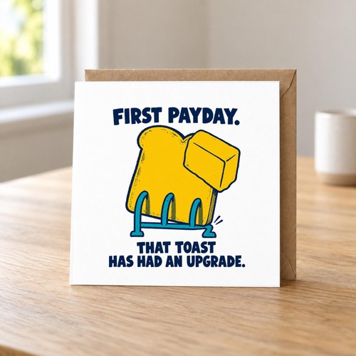 Funny first payday card - payday,