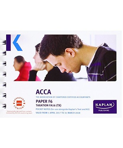 Acca taxation fa2016 - taxation,