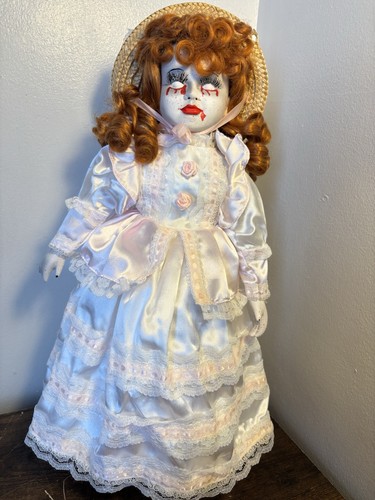 Porcelain horror doll - porcelain,