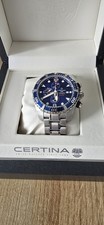 Certina DS Action Automatic chronograph Blue Divers Watch