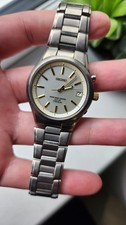 Vintage 1996, SEIKO SOLAR RADIOWAVE TITANIUM WATCH, 7B22-0AD0, JDM