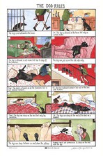 The Dog Rules tea towel DOGS Funny Dog Tea Towels Comical novelty tea towel