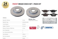 FRONT BRAKE DISCS & PADS for