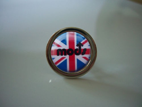 Mod union jack tie lapel - mod,