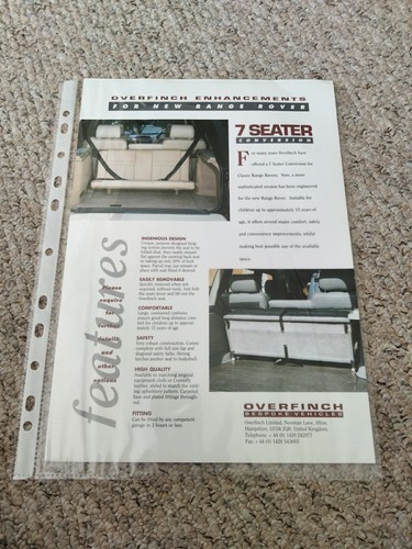Range rover p38 seat - range, 7