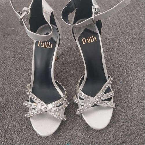 Faith silver rhinestone - faith,