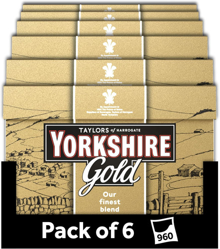 Yorkshire tea gold boxes of - tea, 6