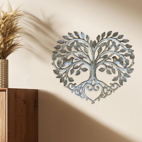 Tree birds metal wall - birds, art