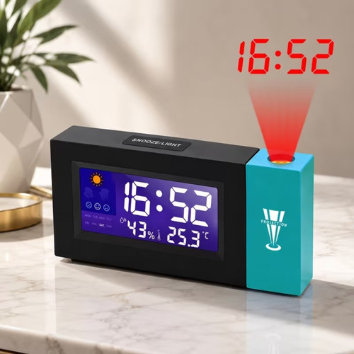 Digital projection alarm clock - projection,