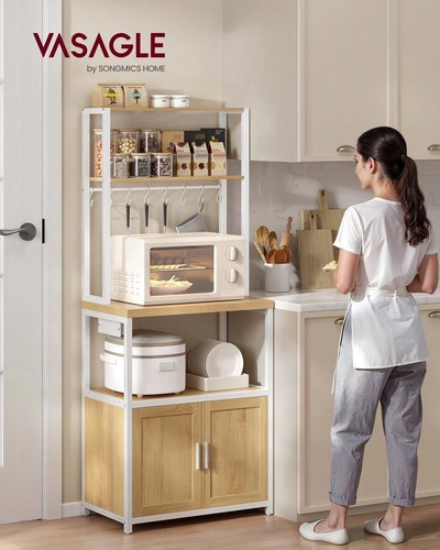 Kitchen bakers rack with - kitchen, power