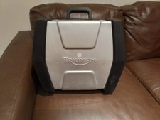 2014 Triumph Tiger 800 Exhaust Side Pannier Motorcycle Biker Hard Luggage & Key