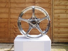 Two Single 17"x7.0 Chrome