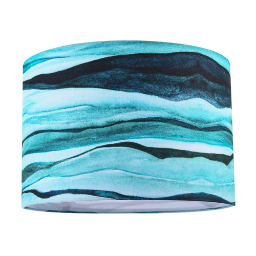 Sea waves drum lamp shade - waves,