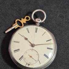 Antique solid Silver fusee Wm