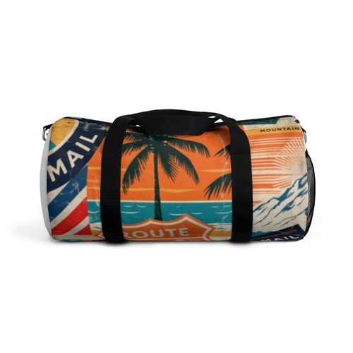 Vintage airline sticker duffel - vintage,