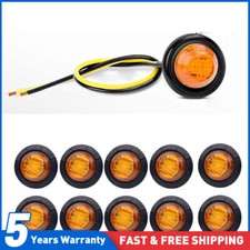 10X Amber/Yellow 3/4" Round 3