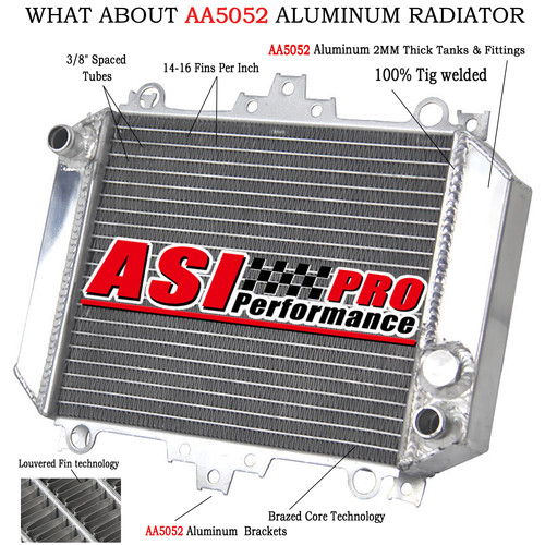 Aluminum radiator for - aluminum,