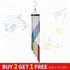 Wind Chimes 12 Tubes Large Deep Tone Chapel Bells Outdoor Hanging Garden Decor