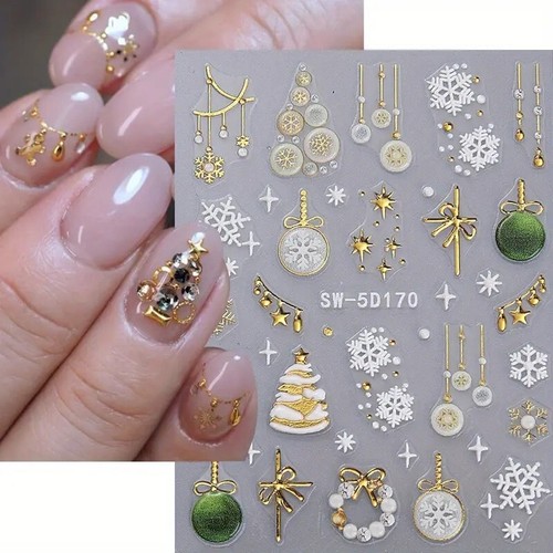 Nail art stickers christmas - 5d,