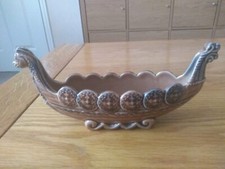 Vintage Wade Porcelain Viking Dragon Long Ship Boat : Lot #1