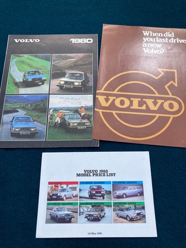 Volvo range brochure set - volvo, 1980