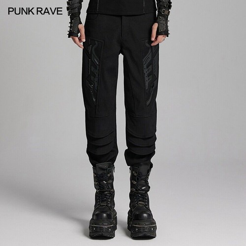 Punk rave men black - black, gothic