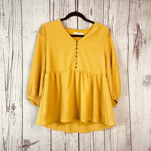 Antoinette swiss dot mustard - swiss,