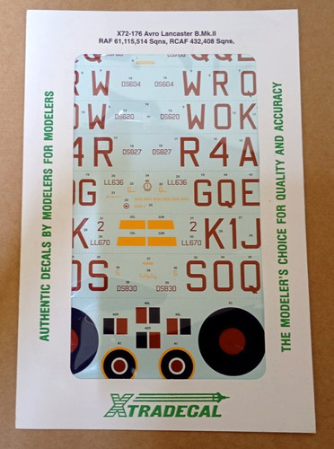 Xtradecal scale avro - xtradecal, 1:72