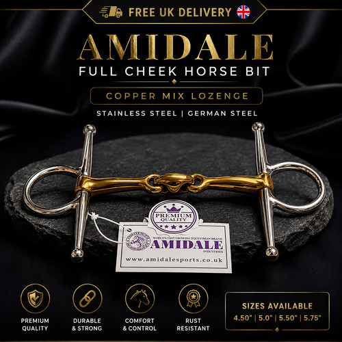 Amidale full cheek horse - amidale,
