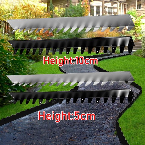Galvanised steel lawn - galvanised, edging