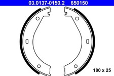 REAR BRAKE SHOE SET PARKING