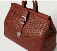 Full Grain Leather Woven
