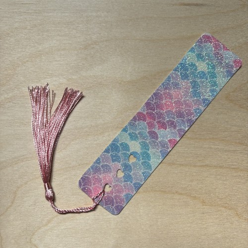 Handmade pink glitter mermaid