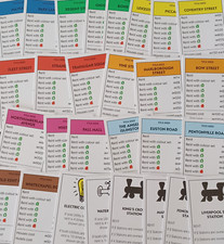 Individual monopoly title deed - monopoly,