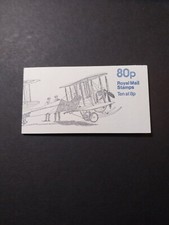 GB 1979 80p Folded Booklet FE1b.   Vickers Gun Bus.