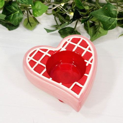 Yankee candle red white - red/white, heart
