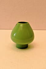 Vintage Green Glass Oil Lamp