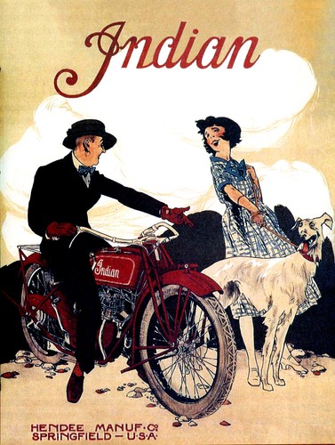 Indian motorcycle retro - indian,