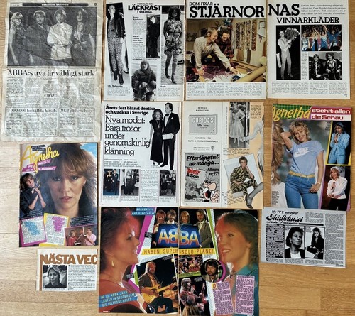 Abba poster artikel - abba, clippings