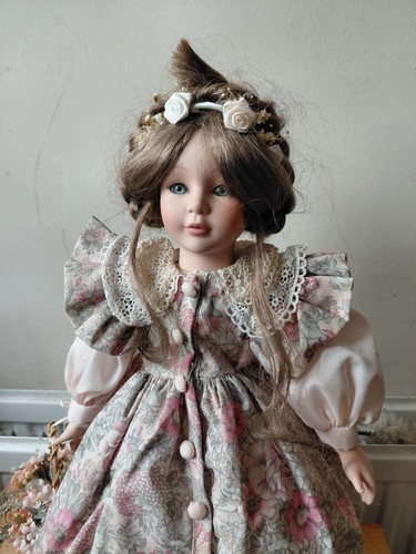 Collectable porcelain doll - porcelain,
