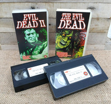 Evil Dead 1 & 2 Video Film VHS